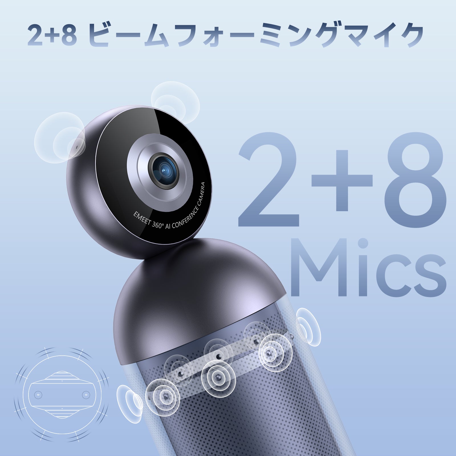 EMEET Meeting Capsule ブラック EMEET Meeting Capsule Pro – EMEET Japan