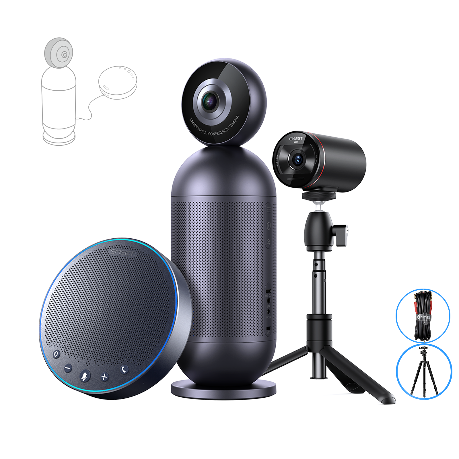 EMEET Meeting Capsule Pro Room Kit – EMEET Japan
